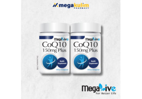 Megalive Coq10 Plus 150Mg 2 X 30 Vegecaps