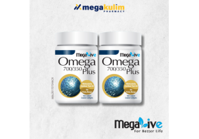 Megalive Omega 700/350 Plus 2 X 100 Softgels