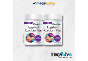 Megalive Eggshell Calcium Plus 2 X 45tablets